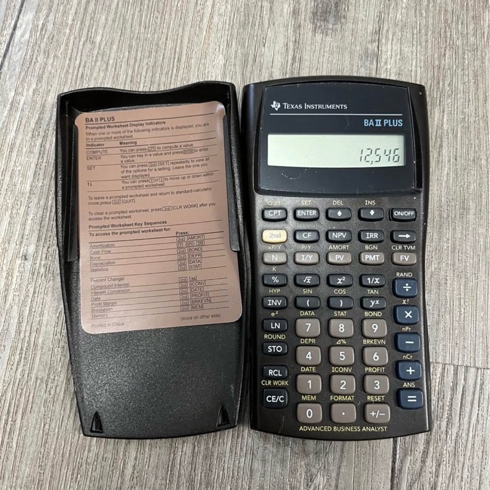 Texas Instruments BA II Plus Financial Calculator